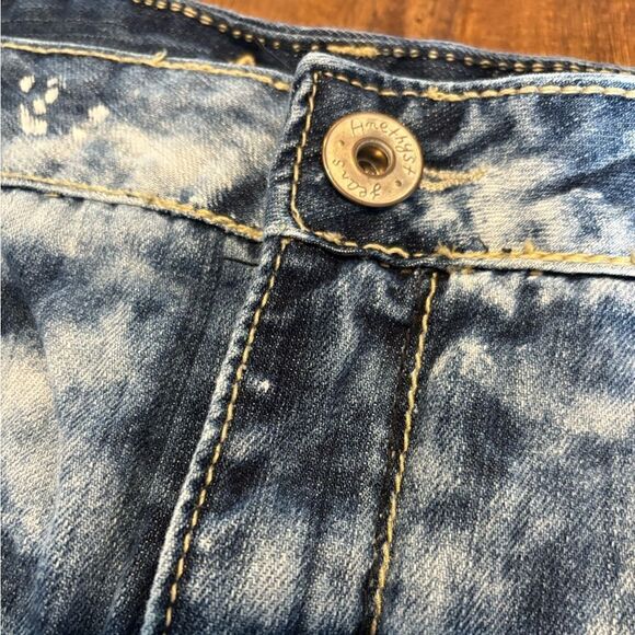 AMETHYST DISTRESSED/AIC WASH DENIM SKIRT SIZE 20 - Picture 5 of 8